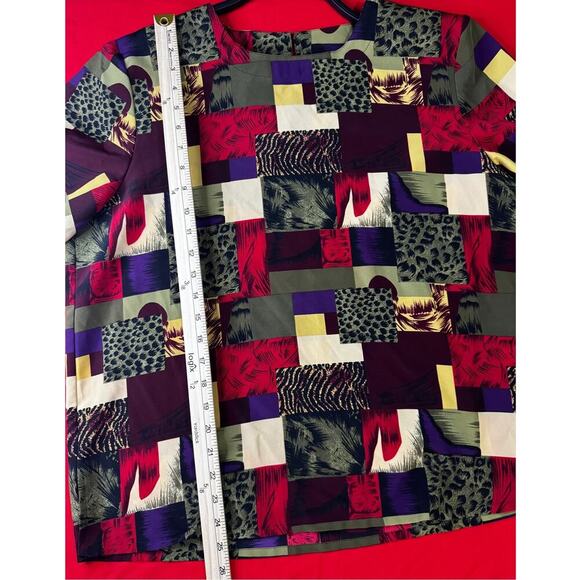 Modern Essentials Women’s Patchwork Blouse Size L – - Picture 4 of 5